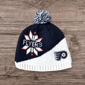 Philadelphia Flyers Knit Pom Beanie Old Time Hockey Lodge NHL Hat